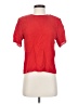 Harold's 100% Silk Red Short Sleeve Top Size S - photo 1
