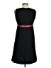 Ann Taylor LOFT 100% Polyester Color Block Black Cocktail Dress Size 2 - photo 2
