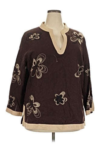 Lucy & Laurel 3/4 Sleeve Blouse (view 1)