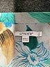 Chico's 100% Polyester Floral Teal 3/4 Sleeve Blouse Size XXL (4) - photo 7