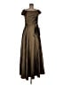 Xscape Brown Casual Dress Size 8 - photo 1