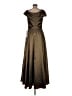 Xscape Brown Casual Dress Size 8 - photo 2