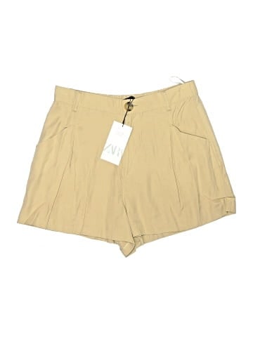 Zara Khaki Shorts (view 1)