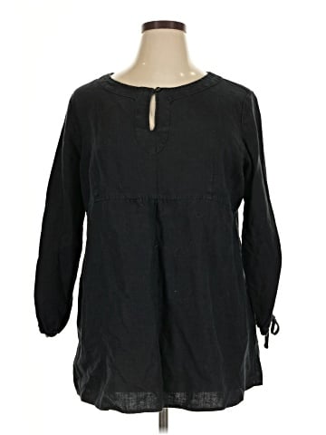 Hot Cotton 3/4 Sleeve Blouse (view 1)