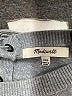 Madewell 100% Cotton Gray Pullover Sweater Size XXS - photo 7