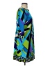 Sandra Darren Graphic Blue Cocktail Dress Size 12 - photo 4