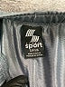 PLACE Sport 100% Polyester Solid Gray Athletic Shorts Size 5 - 6 - photo 3