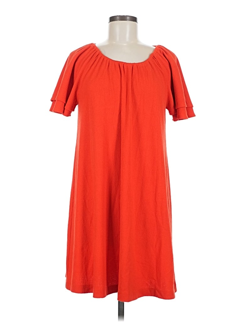 Pre-owned Texture & Thread Madewell Casual Dress In Red
