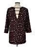 Kaileigh Burgundy 3/4 Sleeve Blouse Size L - photo 2