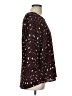 Kaileigh Burgundy 3/4 Sleeve Blouse Size L - photo 4