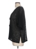 JM Collection 100% Polyester Black Cardigan Size L - photo 5