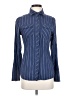 Columbia 100% Cotton Stripes Blue Long Sleeve Button-Down Shirt Size S - photo 1
