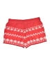 Ann Taylor LOFT Print Red Shorts Size S - photo 2