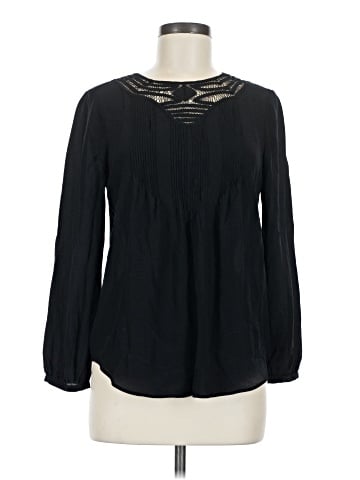Broadway & Broome Long Sleeve Silk Top (view 1)