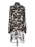 Long Tall Sally 100% Polyester Black Long Sleeve Blouse Size 10 - photo 2