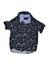 7 For All Mankind 100% Rayon Print Blue Short Sleeve Button-Down Shirt Size 3T - photo 1
