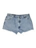 Levi's Blue Denim Shorts Size 18 - photo 1