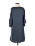Cato Solid Gray Casual Dress Size M - photo 2
