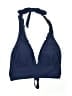Jolyn Solid Blue Swimsuit Top Size Sm - photo 1