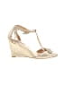 Badgley Mischka Ivory Wedges Size 8 - photo 1