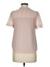 Monteau 100% Polyester Pink Short Sleeve Blouse Size M - photo 2