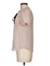 Monteau 100% Polyester Pink Short Sleeve Blouse Size M - photo 5