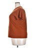 Nine West Solid Brown Short Sleeve T-Shirt Size XXL - photo 5