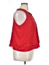 Bisou Bisou 100% Polyester Red Sleeveless Top Size XL - photo 4
