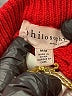 Philosophy Republic Clothing Red Pullover Sweater Size M - photo 7