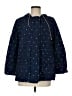 Talbots 100% Cotton Polka Dots Blue Raincoat Size M (petite) - photo 1