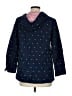 Talbots 100% Cotton Polka Dots Blue Raincoat Size M (petite) - photo 2