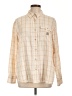Carhartt 100% Baumwolle Plaid Tan Ivory Long Sleeve Button-Down Shirt Size L - photo 1
