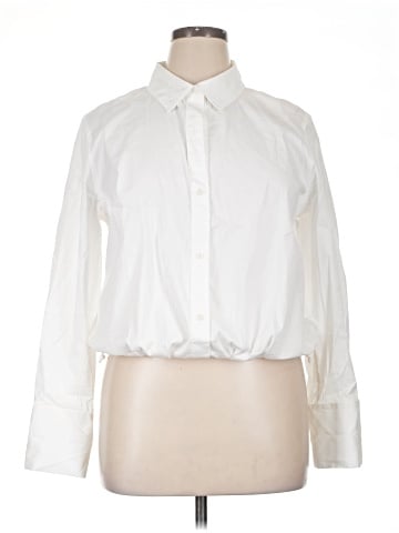 White House Black Market Long Sleeve Blouse (view 1)
