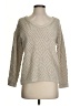 Elie Tahari Chevron-herringbone Ivory Pullover Sweater Size XS - photo 1