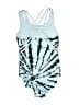 Justice Tie-dye Blue One Piece Swimsuit Size M (kids) - photo 2