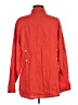 Willow 100% Linen Red Long Sleeve Button-Down Shirt Size M - photo 2