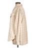 Carhartt 100% Baumwolle Plaid Tan Ivory Long Sleeve Button-Down Shirt Size L - photo 5