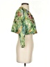 Soft Surroundings 100% Polyester Tropical Green Blazer Size S (petite) - photo 4