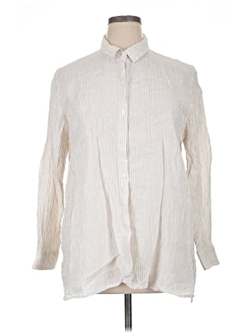 Eileen Fisher Long Sleeve Button-Down Shirt (view 1)