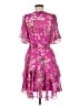 Taylor 100% Polyester Floral Pink Cocktail Dress Size 8 - photo 2