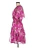 Taylor 100% Polyester Floral Pink Cocktail Dress Size 8 - photo 5
