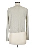DKNY 100% Rayon Silver Cardigan Size M - photo 2