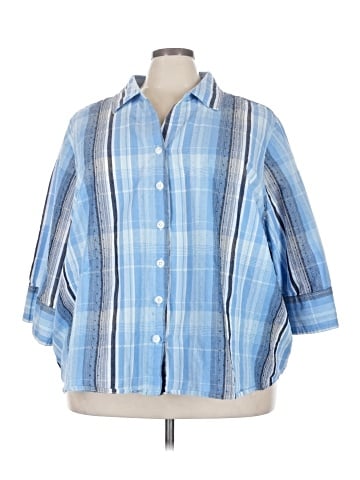 Liz & Me 3/4 Sleeve Blouse (view 1)