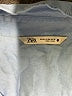 Zara Blue 3/4 Sleeve Button-Down Shirt Size XXL - photo 7