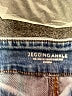 Chico's Stripes Blue Jeans Size Lg (2) - photo 7