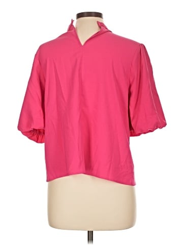 Ann Taylor LOFT Short Sleeve Blouse (view 2)