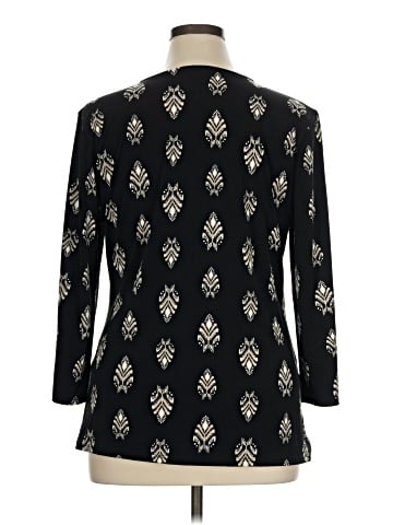 JM Collection 3/4 Sleeve Blouse (view 2)