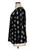 JM Collection Black 3/4 Sleeve Blouse Size XL - photo 5