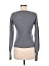Reformation Metallic Gray Cashmere Pullover Sweater Size M - photo 2