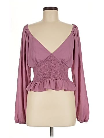 WAYF Long Sleeve Blouse (view 1)
